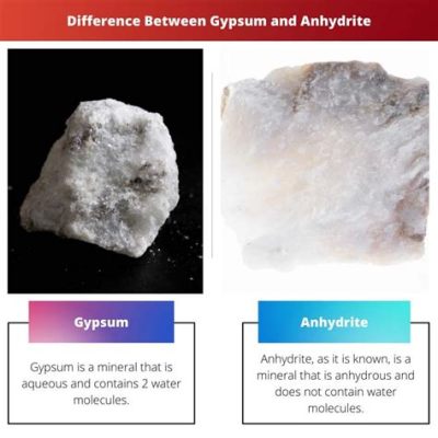 Anhydrite Gebruikt in Cementproductie en Gipsaanmaak!